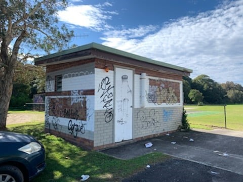 A building with graffiti on it

Description automatically generated with low confidence