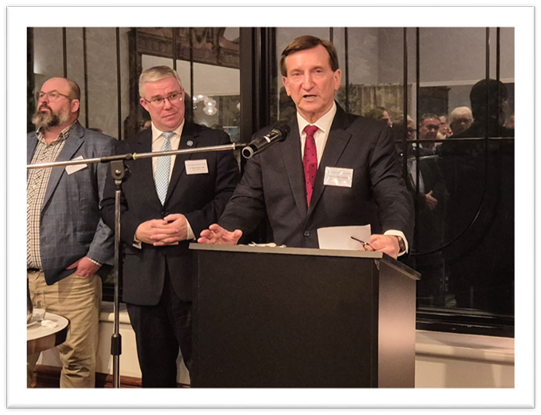 NSW Local Government Minister the Hon. Ron Hoenig MP addressing the audience 