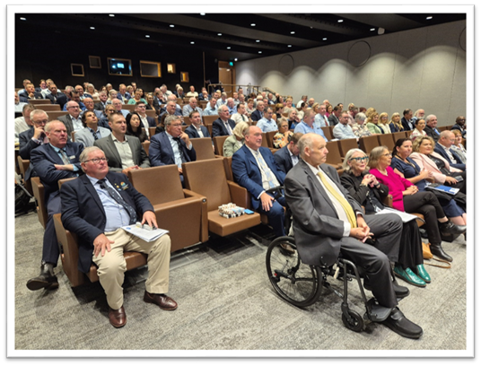 Representatives of Country NSW Councils and associated organisations listen to Chair of IPART, Ms. Carmel Donnelly PSM 