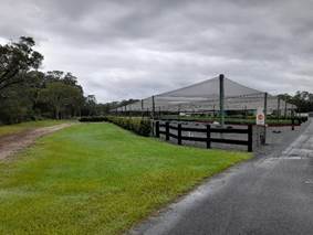 An image displaying the view east towards Lots 41 to 46