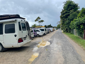Van-lifers using South Beach Lane